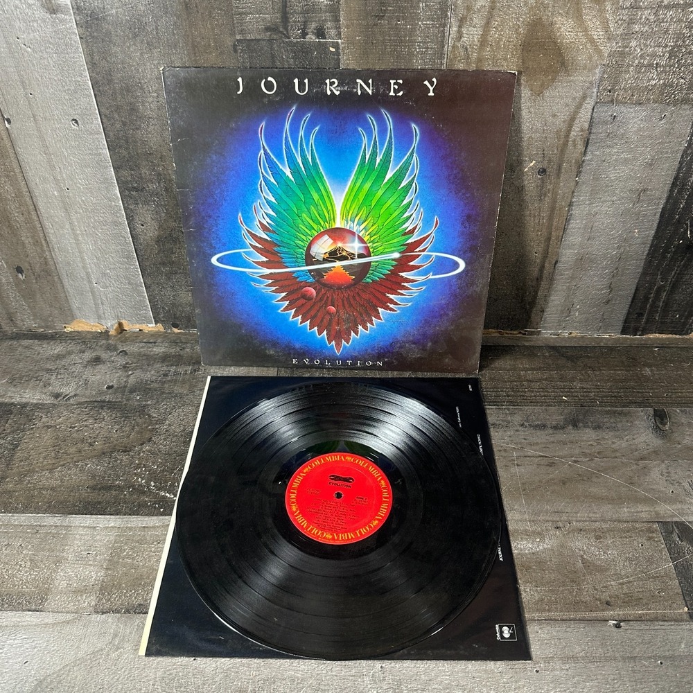 Journey Evolution 1979 Columbia 12" Black Vinyl Rock LP FC 35797